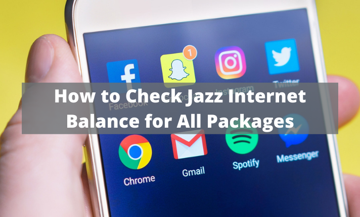 How to Check Jazz Internet Balance for All Packages